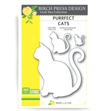 Birch Press Die - Purrfect Cats