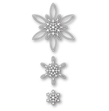 Poppystamps Die - Celeste Snowflakes