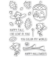 Poppystamps Clear Stamp - Autumn Fairies