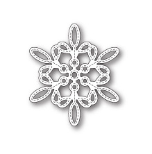 Memory Box Die - Purslane Snowflake Outline