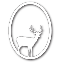 Memory Box Die - Single Deer Oval