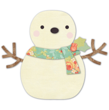 Memory Box Die - Cheering Snowman Deep Edge