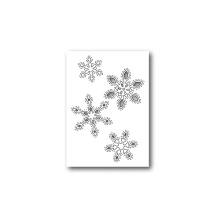 Poppystamps Die - Stitched Snowflake Cutouts