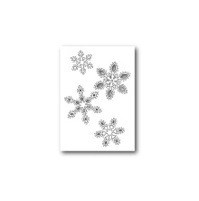 Poppystamps Die - Stitched Snowflake Cutouts UTGENDE