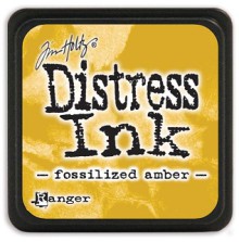 Tim Holtz Distress Mini Ink Pad - Fossilized Amber