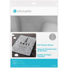 Silhouette Foil Transfer Sheets 8.5X11 6/Pkg - Silver