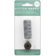 We R Memory Keepers Stitch Happy Metallic Thread - Silver