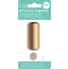 We R Memory Keepers Stitch Happy Metallic Thread - Gold