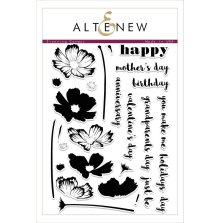 Altenew Clear Stamps 6X8 - Stunning Cosmos