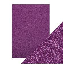 Tonic Studios Craft Perfect A4 Glitter Card - Nebula Purple 9946E