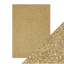 Tonic Studios Craft Perfect A4 Glitter Card - Gold Dust 9940E
