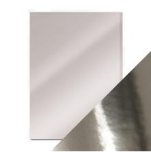Tonic Studios Craft Perfect Mirror Card A4 - Chrome Silver 9437E