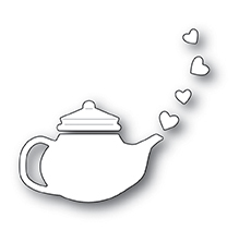 Poppystamps Die - Lovely Teapot