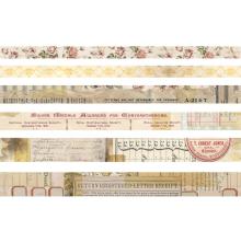 Tim Holtz Idea-Ology Design Tape 6/Pkg - Remnants