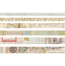 Tim Holtz Idea-Ology Design Tape 6/Pkg - Salvaged