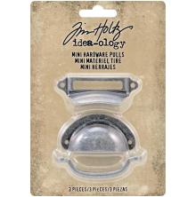 Tim Holtz Idea-Ology Mini Metal Hardware Pulls 3/Pkg Up To 2.25