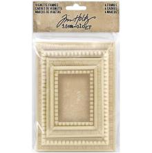 Tim Holtz Idea-Ology 4/Pkg Ass. Sizes - Vignette Frames