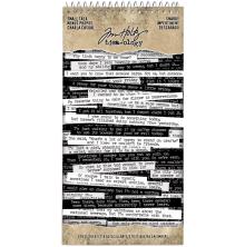 Tim Holtz Idea-Ology Spiral Bound Sticker Book - Snarky