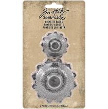 Tim Holtz Idea-Ology Metal 2/Pkg - Vignette Bases