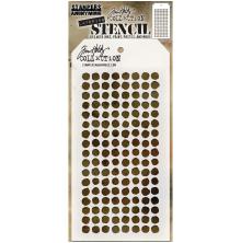 Tim Holtz Layered Stencil 4.125X8.5 - Dotted THS100