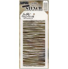 Tim Holtz Layered Stencil 4.125X8.5 - String THS103