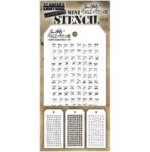 Tim Holtz Mini Layered Stencil Set 3/Pkg - Set 33