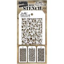 Tim Holtz Mini Layered Stencil Set 3/Pkg - Set 35