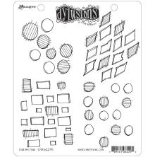 Dylusions Cling Stamps 8.5X7 - Four By Four