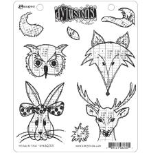 Dylusions Cling Stamps 8.5X7 - Heads N Tails