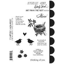 Wendy Vecchi Cling Stamps - Art From The Nest