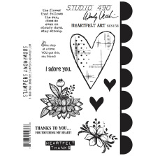 Wendy Vecchi Cling Stamps - Heartfelt Art