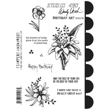 Wendy Vecchi Cling Stamps - Birthday Art