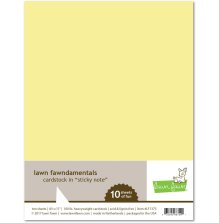 Lawn Fawn Cardstock - Sticky Note