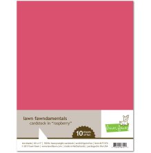 Lawn Fawn Cardstock - Raspberry