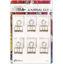 Dina Wakley MEdia Journal Clips 6/Pkg - Small