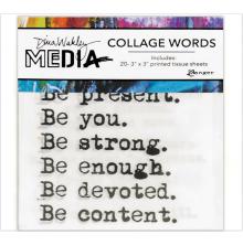 Dina Wakley MEdia Collage Word Pack