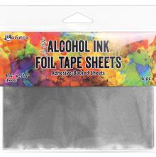 Tim Holtz Alcohol Ink Foil Tape Sheets 4.25X5.5 6/Pkg