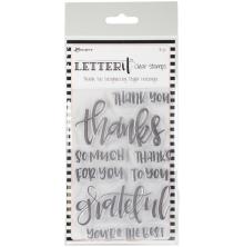 Ranger Letter It Clear Stamp Set 4X6 - Thank You