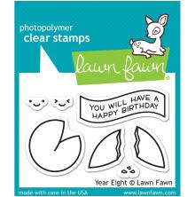 Lawn Fawn Clear Stamps 2X3 - Year Eight LF1605