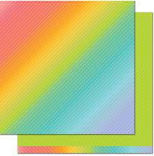 Lawn Fawn Really Rainbow Double-Sided Cardstock 12X12 - Green Clover