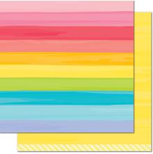 Lawn Fawn Really Rainbow Double-Sided Cardstock 12X12 - Yellow Brick Road