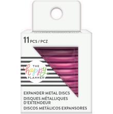 Me &amp; My Big Ideas BIG Happy Planner Metal Expander Discs 11/Pkg - Hot Pink