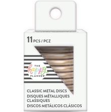 Me & My Big Ideas CLASSIC Happy Planner Metal Expander Discs 11/Pkg - Rose Gold