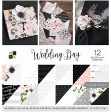 Die Cuts With A View Double-Sided Cardstock Stack 12X12 36/Pkg - Wedding Day