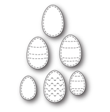 Poppystamps Die - Stitched Egg Medley