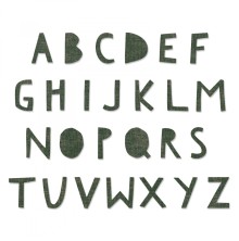 Tim Holtz Sizzix Bigz XL Alphabet Die - Cutout Upper