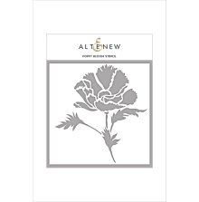 Altenew Stencil 6X6 - Poppy Bloom