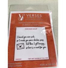 Verses Rubber Stamps - Chicken Soup
