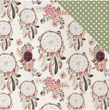 Kaisercraft Gypsy Rose Double-Sided Cardstock 12X12 - Wandering UTGENDE