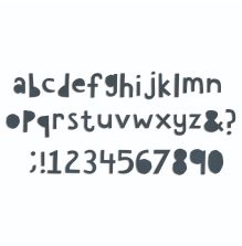 Sizzix Bigz XL Alphabet Die - Cutout Lower